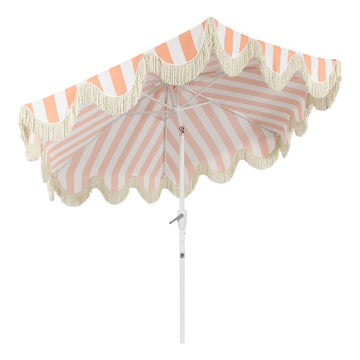 Collins 9 ft. Classic Cottage Tassel Market Patio Umbrella